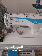  1 مكنات خياطة نوع jack جديدات+كواية ملابس
