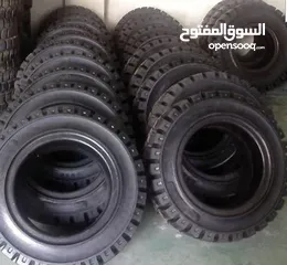  6 All types of Forklifts tyres are available here in good condition and affordable prices.