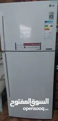  1 ثلاجه LG  بحالة الوكالة  للبيع 22 قدم