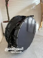  4 طبل POWER PEET وطبول مريم فارس الأصلي سوري مع حقيبه وعصي وكفاله رسميه