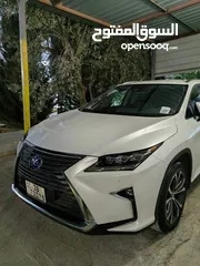 8 جيب لكزس Rx450h 2019 Lexus Rx450h 2019 hybrid  كرت ابيض