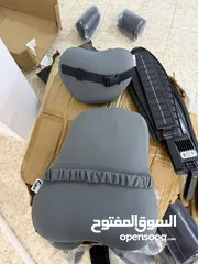  2 طقم الوسادة الطبية المريحة لكرسي المكتب والسيارة خامة ثقيلة محشوة بالاسفنج الطبي توفر دعمًا كاملاً