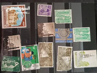  21 طوابع قديمة للبيع بنص ديناااار فقط
