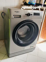  1 WHIRLPOOL WASHING MACHINE-FRONT LOAD-7 KG-VERY GOOD CONDITION