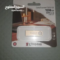  1 kingston flash drive 128gb فلاشة كينجستون