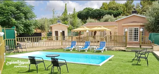  11 مزرعة و شاليهات جرش هيلز الخاصة  Jerash Hills Resort and Private Chalets