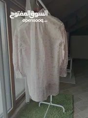  6 Pink floral Shirt Dress