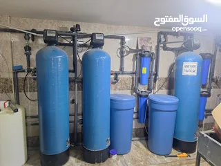  5 محطة مياه ومصنع مياه كراتين بالاضافه لقهوة