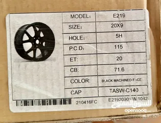  11 للبيع جنوط ( AMG - 5 Spoke ) لسيارات S63 مرسيدس موديل 2007 - 2012 .