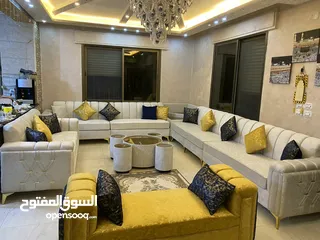  21 جلسات الخليجية بحدث الموديلات 17 مقعد مع طقم طربيزاط ومراكي