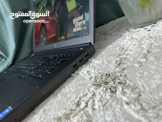  4 لابتوب ديل وورك ستيشن i7 ، رام 16 كيكا، SSD 256، كارت شاشة خارجي للإلعاب، شاشة كبيرة 15.6 + 6 مكافئا