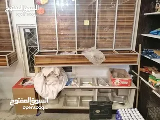  1 اثاث سوبر ماركت كامل مع مطاحن قهوة عدد 2 مطاحن القدس بحالة الوكاله