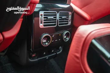  25 من الداخل  احمر اوتوبيوجرافي 2020 رنج روفر اعلى صنف فحص كامل  بحال الوكاله