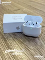  19 أختار الأصلي وريح راسك النسخة الأحدث والأقوى  بطارية تصل إلى 5ساعات من الأستخدام Apple AirPods 4 AN