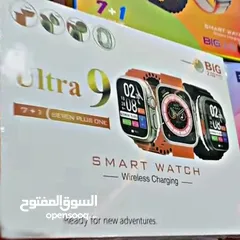  1 ساعة ultra 9 شبيهة الآبل عدد 3