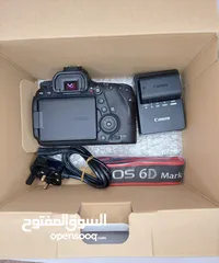  5 للبيع كاميرا canon 6d mark 2 -عداد الشتر (15k) فقط.  -الكاميرا وكالة نظيفة جدا استخدام شخصي فقط