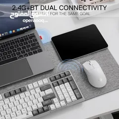 2 Redragon BK7114 Low-Profile Wireless Computer Keyboard كيبورد وارليس ريدراجون خفيف