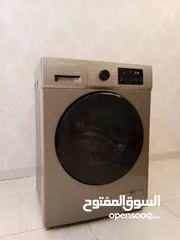  1 غساله فل أوتوماتيك ناشونال استعمال خفيف شغاله 100% 8 كيلو للبيع المستعجل 90دينار