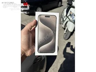  7 iPhone 15 Pro Max ايفون 15 برو ماكس جديد كفالة الشرق الاوسط جميع الالوان كفالة لمده عام