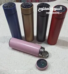  18 مج حراري ديجيتال حافظه قهوه حراريه مع شاشه تظهر درجه الحراره