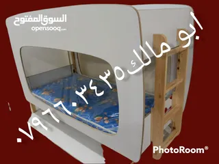  21 تخت طابقين تخوت وأسرة من أحسن انوع الخشب حسب الطلب صناعة ممتازة سرير  مفرد لا نعمل بتجاري