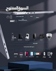  2 شاشة portable حجم 13 انش تدعم 4k و HDR10