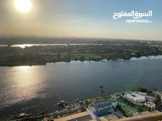  2 شقة فندقية للإيجار مفروش علي النيل vip ببرج سكني راقي للعائلات