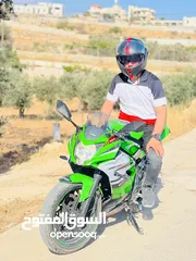  2 Kawasaki ninja 2017 250شطب مع وراقو  رقم