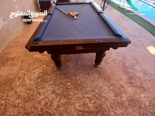  2 طاولة بلياردو بحالة جيدة للبيع في الغور طريق البحر الميت