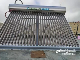  6 سخان شمسي ستانلس ستيل من الداخل والخارج ضد الصدأ