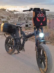  1 بسكليت كهربائية مستعمل 5 شهور فقط نظيف مش ناقصو ولا برغي