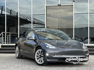  2 ‏2022 Tesla Model 3 dual motor  لونج رينج فل كامل فحص كامل بسعرررر مغررري