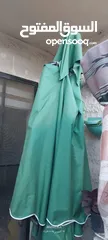  2 مظلة لون أخضر للبرند أو للحديقة