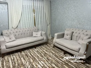  10 كنب حديث سبع مقاعد ثنائيه وثلاثيه ومفردتين