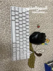  1 كيبورد T60 ماوس ريد دراغون وايرليس وسماعه
