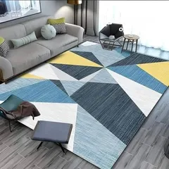  15 سجاد 3D مودرن مانع للانزلاق حجم كبير