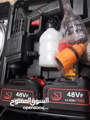  30 مضخة غسيل سيارات شحن مع  بطارية عدد (2) 48 فولت يضاف اجور توصيل