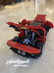  5 1:8 Ferrari Daytona SP3 – High-Detail Technic-Style Construction Model