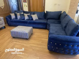  2 طقم كورنر منجد جديد لم يستعمل بعد التنجيد للبيع سعر مغري قابل للتفاوض