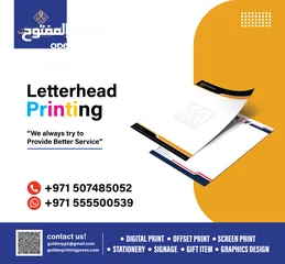  8 Businesscard Printing, Brochure Printing, Letterhead Printing, Digital Printing, Large format Print