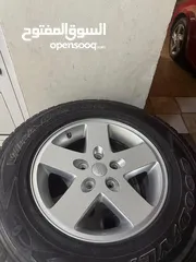  2 Goodyear wrangler tires