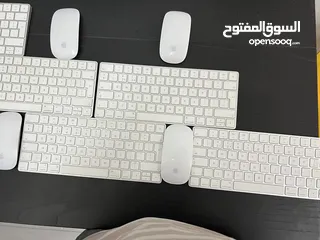  5 ماوس وكيبورت آبل  أصلي Magic 2 Keyboard & Apple Wireless Mouse Genuine Apple A1296