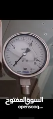  3 مانومتر ، مقياس الضغط بوردون 0:16 استانلس 1\2" 4" قياس الضغط ،فيكا ، ويكا،  WIKA Pressure Gauges