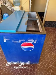  1 فريزر استلس اصلي شركة بيبسي امورة طيبه