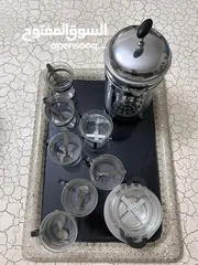  2 طقم شاي مغربي وطقم قهوة نكهات
