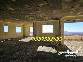  24 شقة فاخرة للبيع 195م+ بلكونة كبيرة لا يمكن التسكير عليها للبيع رام الله المصايف قرب المالية بالعالي