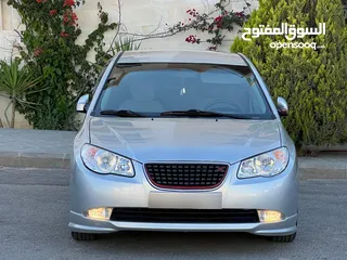  6 هونداي افانتي hd  2009 لون سلفر متاليك جير عادي بحال ممتازة للبيع
