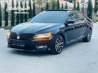  7 سكودا سوبير 2017/16 مع فتحة فل الفل ديزل متور 2000.  190 حصان
