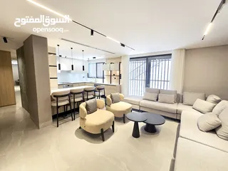  7 ارقى مناطق ام اذينة شقة مفروشة فخمة مع حديقة واسعة وكراج خاص LUXURY APARTMENT