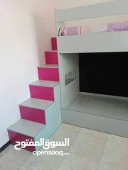  1 تخت   طابقين  للأطفال